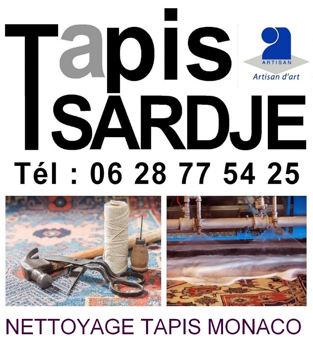 Tel: 06 28 77 54 25 - Sardje Carpets - Cleaning And Restoration Of Oriental And Antique Carpets In Nice, Monaco, Cannes-photo-1