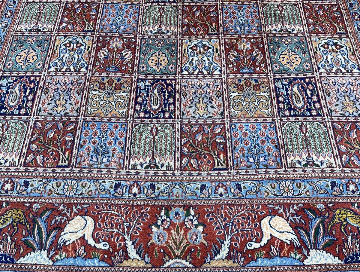 Tapis d'Orient, Persan, Iran Moud Laine Et Soie, 1.96  X 3.03 M