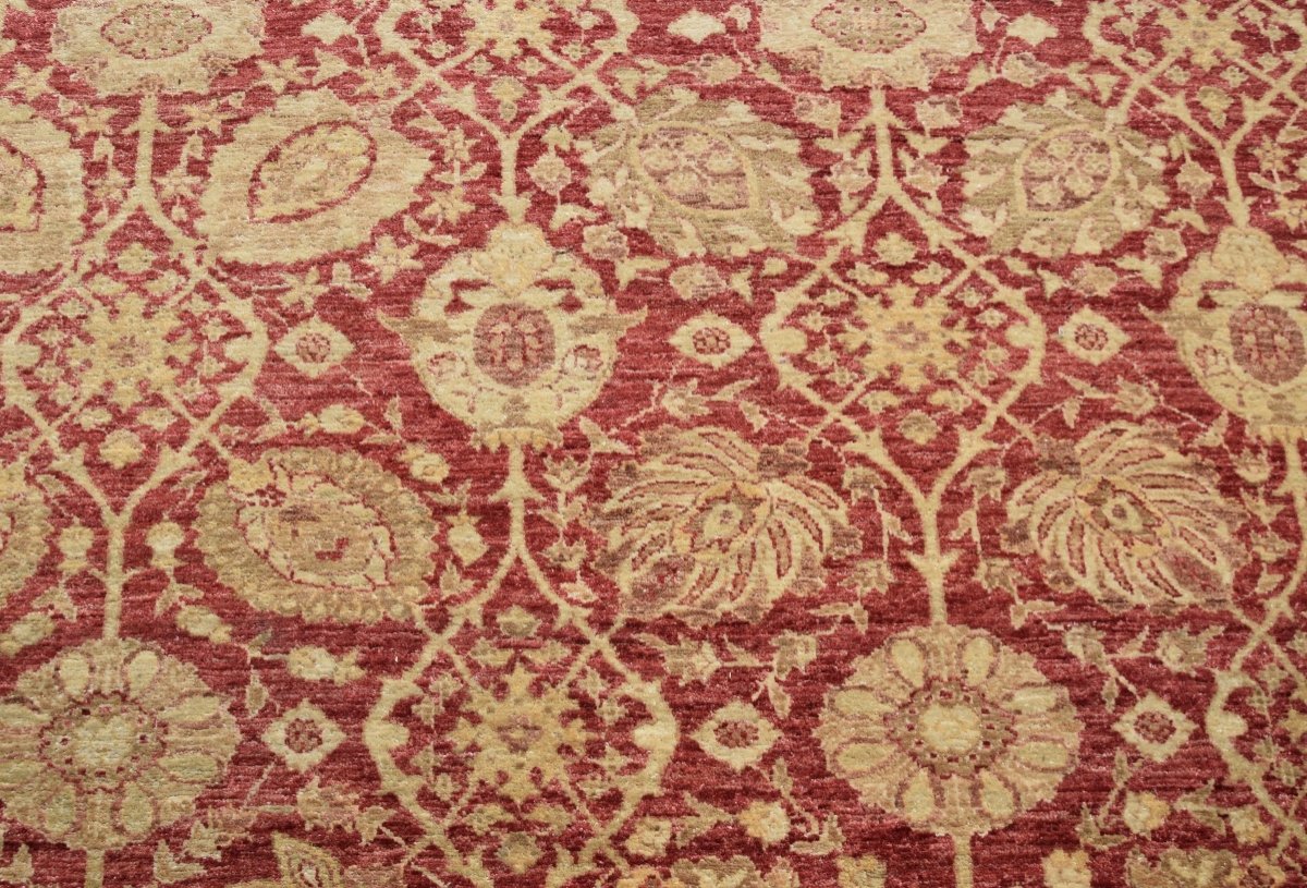 Tapis d'Orient Ziegler - Fait Main - Size:  3.90 X 2.80 Mètres -photo-3