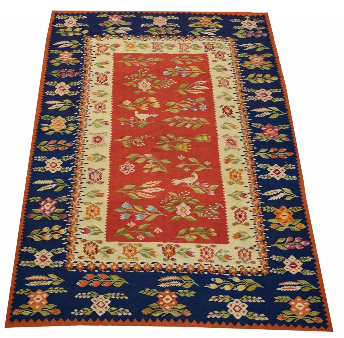 Rug, Entirely Handmade Bessarabian Kilim. Dim: 2.10 X 3.07 Meters-photo-2