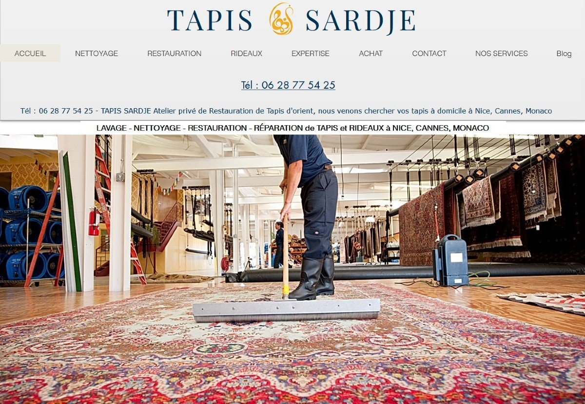 Tél : 06 28 77 54 25 -  Nettoyage, Réparation, Restauration de  tapis, à Nice, Cannes, Saint-Jean-Cap-Ferrat, Monaco sur toutes les Alpes-Maritimes-photo-6