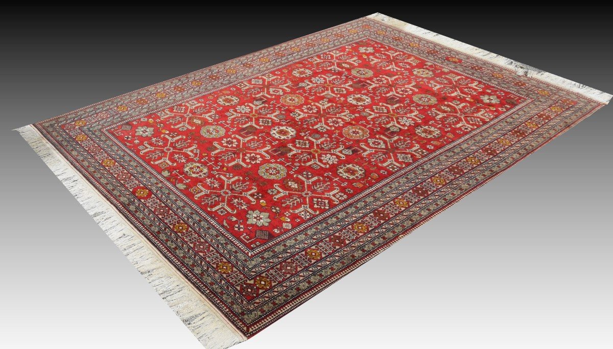 Oriental Rug From The Caucasus Derbent / Daghestan: 3.04 X 2.13 Meters-photo-3