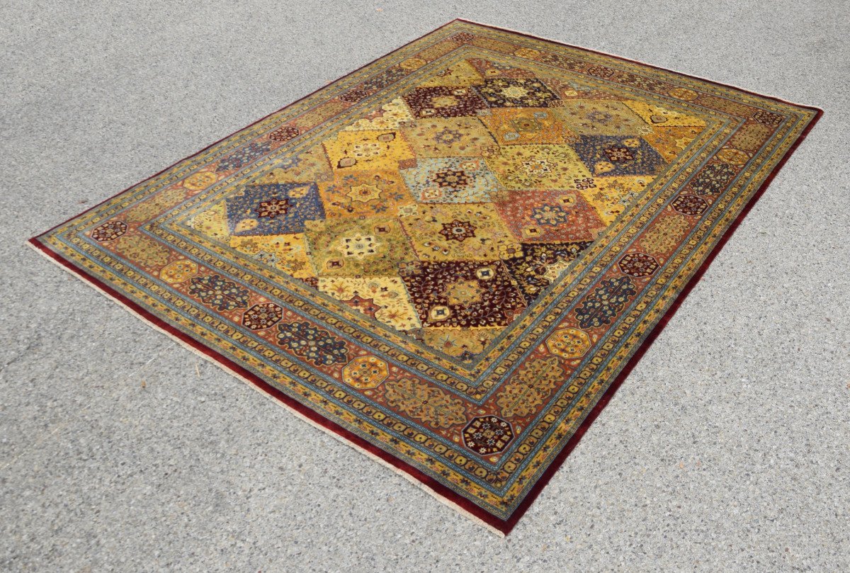 Grand Tapis d'Orient  Ziegler Shabargan : 3.10 X 2.40 Mètres -photo-3