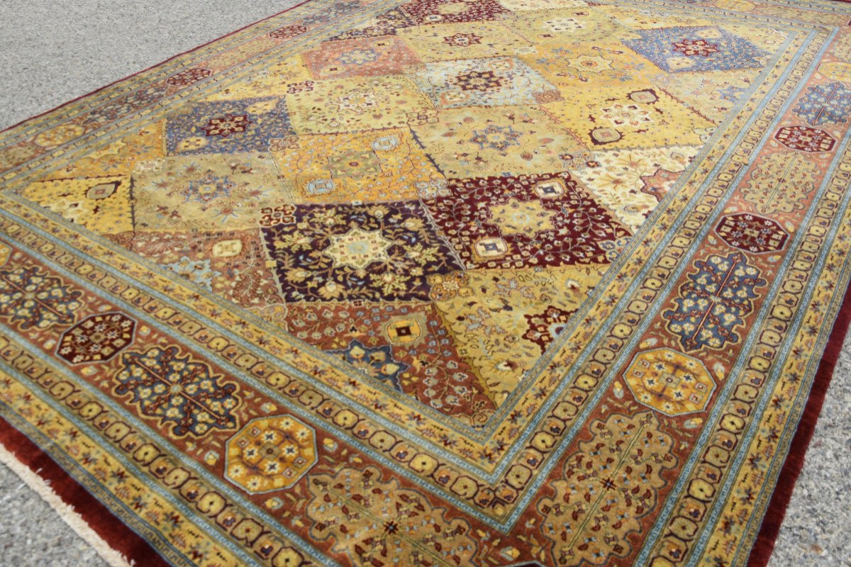 Grand Tapis d'Orient  Ziegler Shabargan : 3.10 X 2.40 Mètres -photo-5