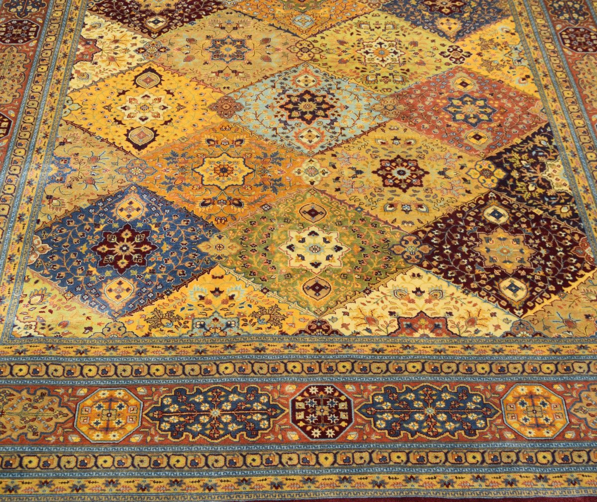 Grand Tapis d'Orient  Ziegler Shabargan : 3.10 X 2.40 Mètres -photo-6