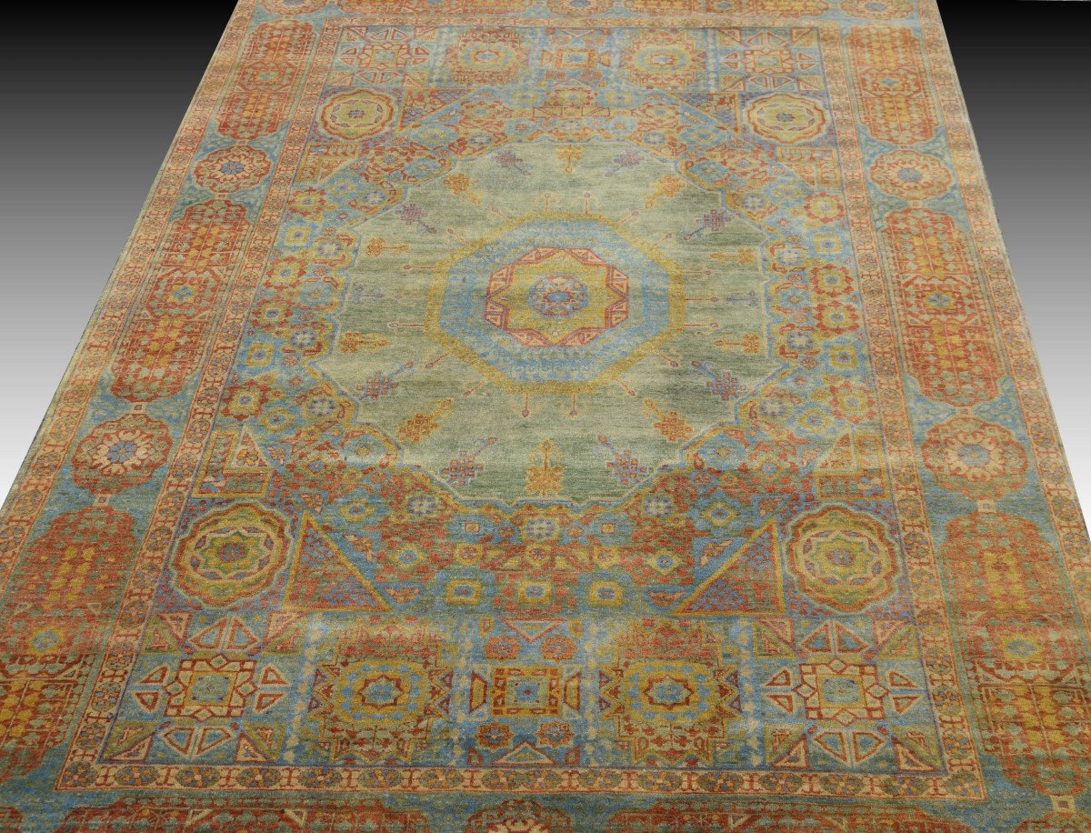 Tapis d'Orient Ziegler Mamlouk : 1.83 X2.80 Mètres-photo-6