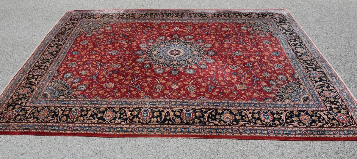 Oriental Iran Carpet, Kashan Persian -  3.00 X 3.85 Meters-photo-2
