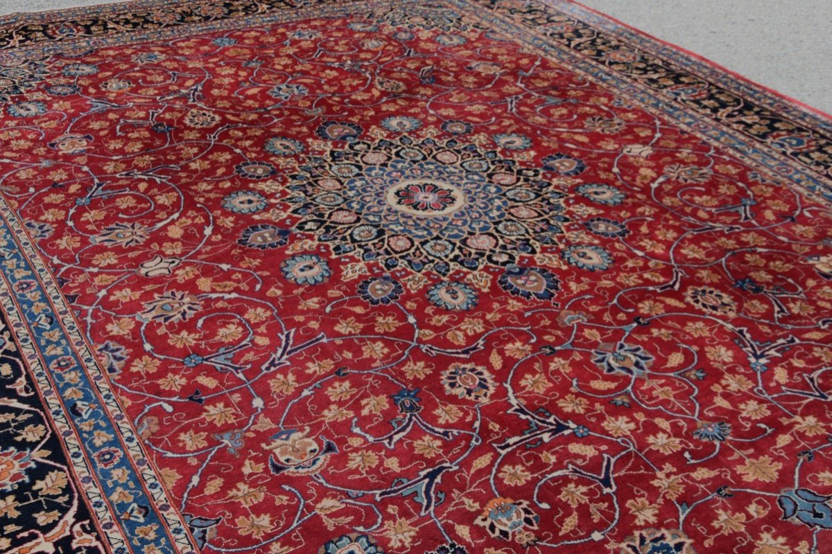 Oriental Iran Carpet, Kashan Persian -  3.00 X 3.85 Meters-photo-5