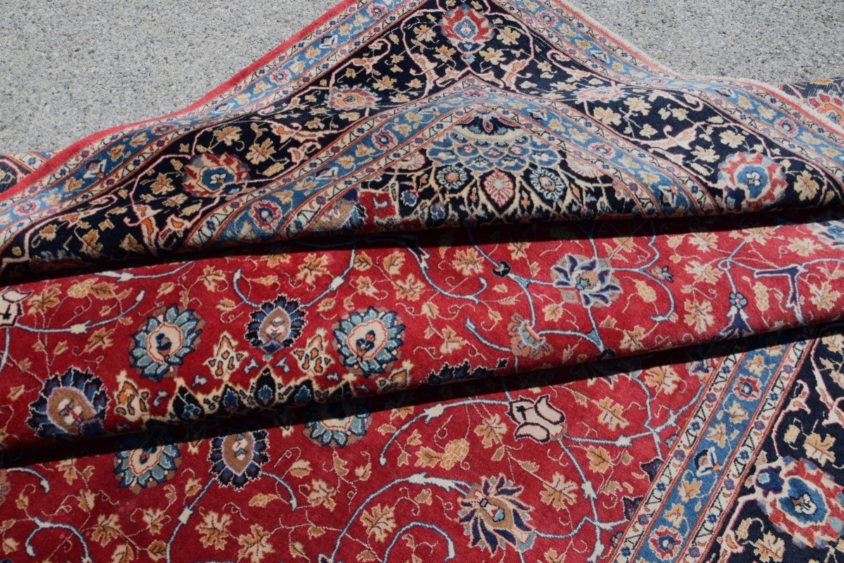 Oriental Iran Carpet, Kashan Persian -  3.00 X 3.85 Meters-photo-7