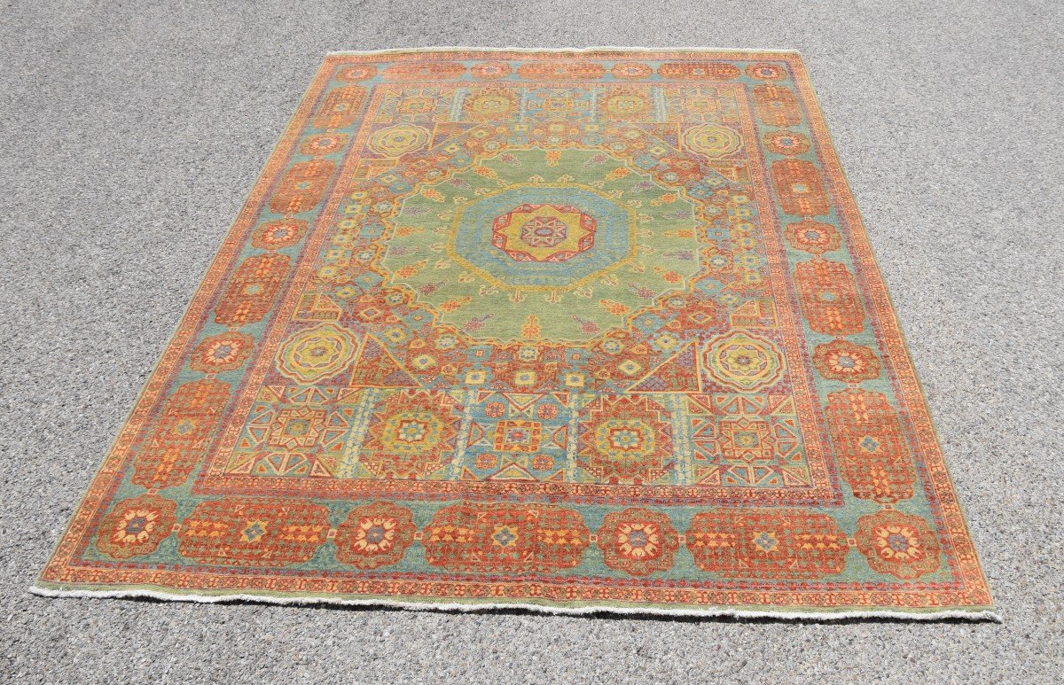 Tapis d'Orient Ziegler Mamlouk : 3.06 x 2.48 Mètres-photo-6