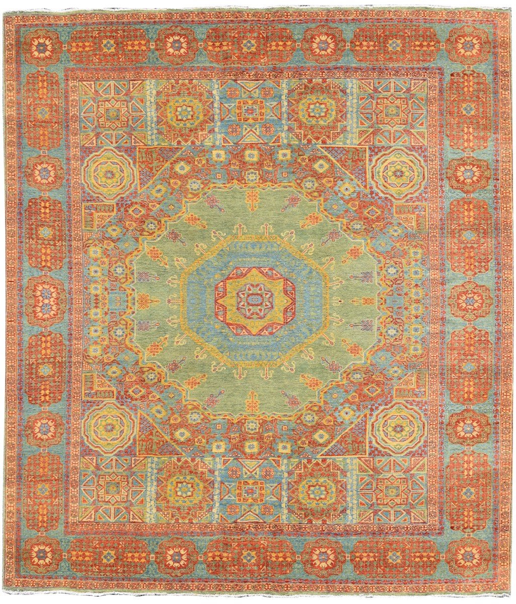 Tapis d'Orient Ziegler Mamlouk : 3.06 x 2.48 Mètres