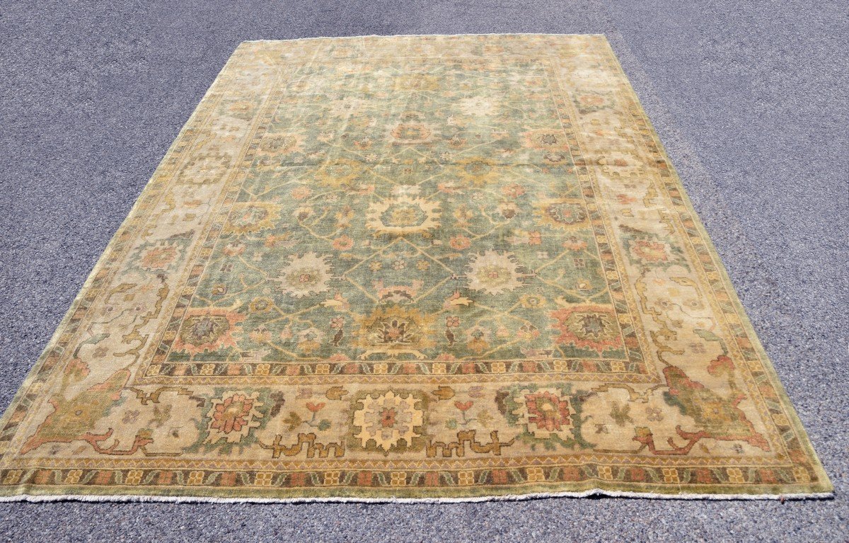 Tapis d'Orient Fait Main : Ziegler : 4.20 X 3.00 Mètres-photo-3