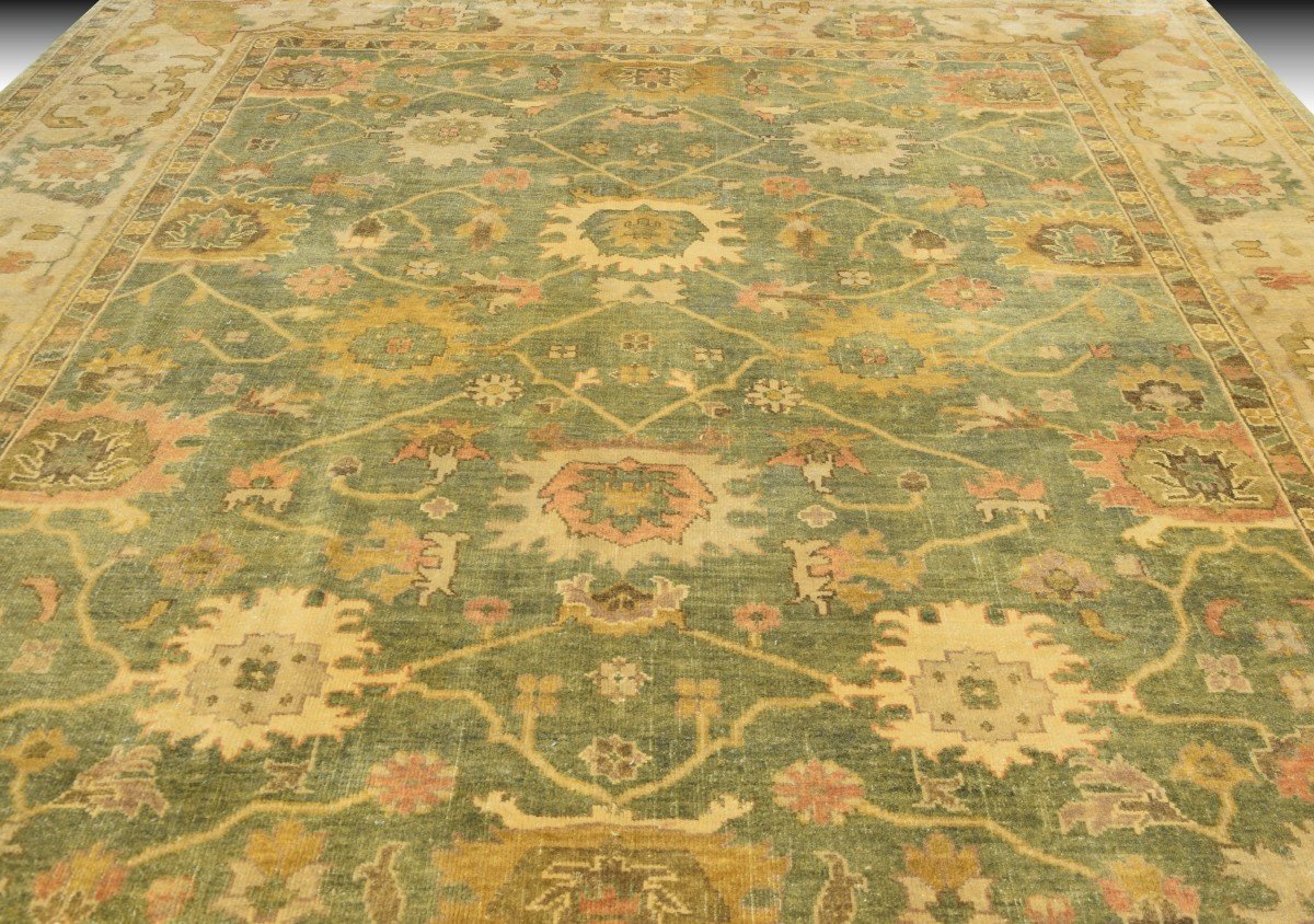 Tapis d'Orient Fait Main : Ziegler : 4.20 X 3.00 Mètres-photo-2