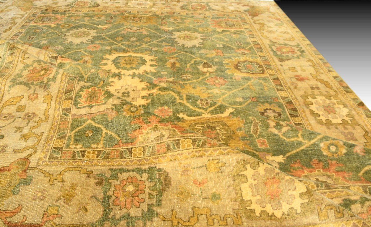 Tapis d'Orient Fait Main : Ziegler : 4.20 X 3.00 Mètres-photo-6