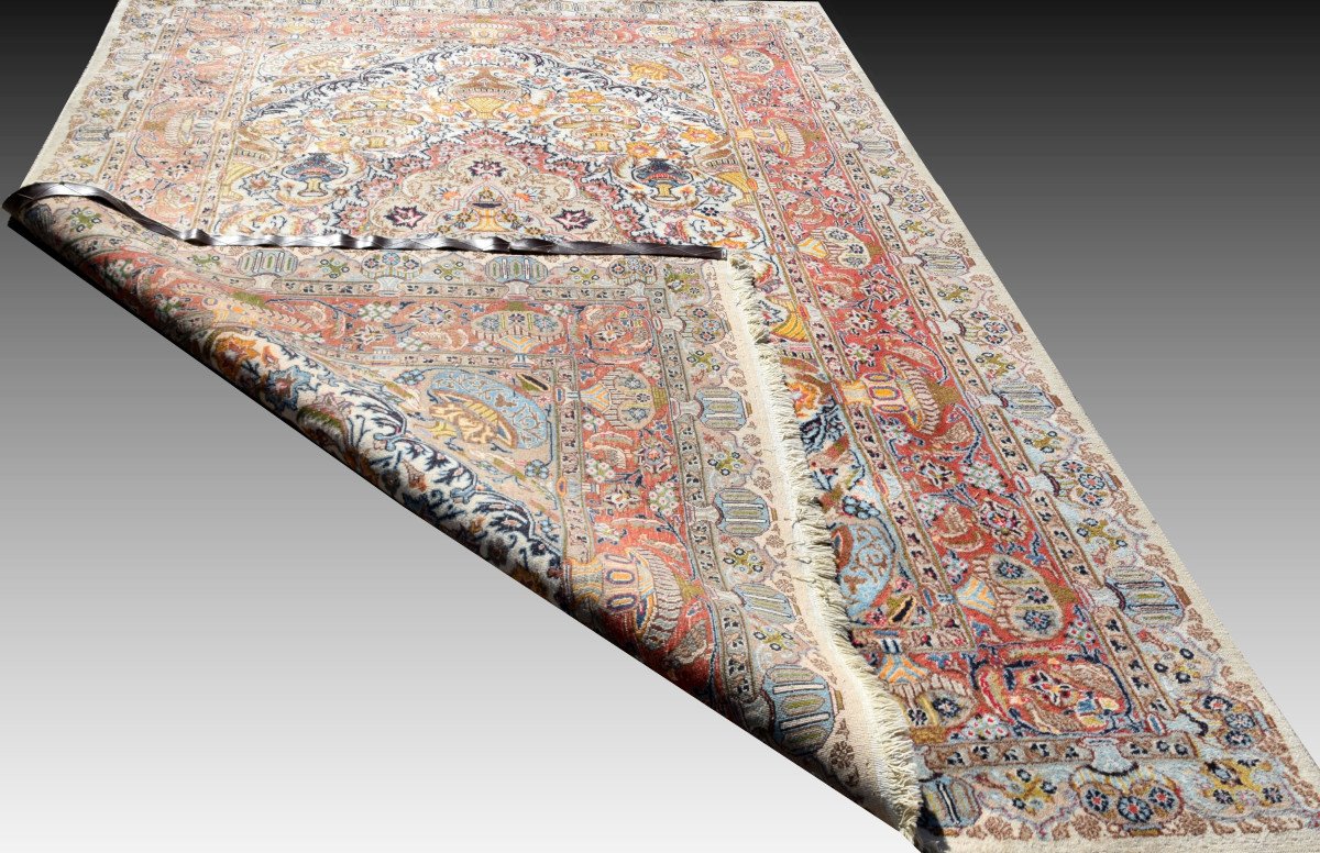  Kashmar Iran Wool Oriental Rug: 2.00 X 2.90 Meters-photo-4