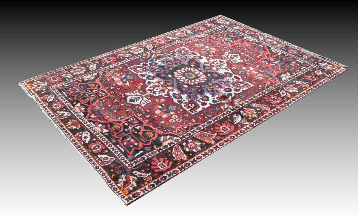 Tapis d'Orient Persan Iran Bakthiar -fait Main  : 3.10 X 2.00 Mètres-photo-3