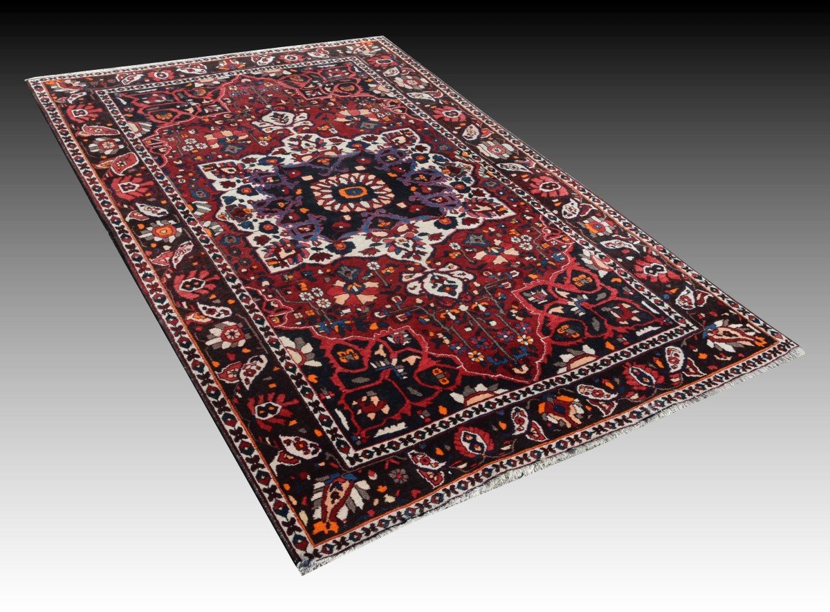 Tapis d'Orient Persan Iran Bakthiar -fait Main  : 3.10 X 2.00 Mètres-photo-1