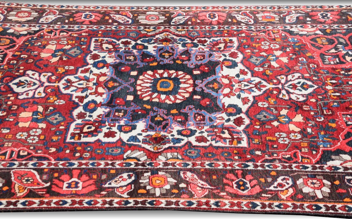 Tapis d'Orient Persan Iran Bakthiar -fait Main  : 3.10 X 2.00 Mètres-photo-4