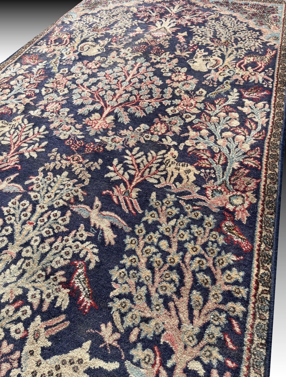 Iran Ghoum Oriental Rug: 1.70 X 0.96 Meters, Wool And Silk-photo-3