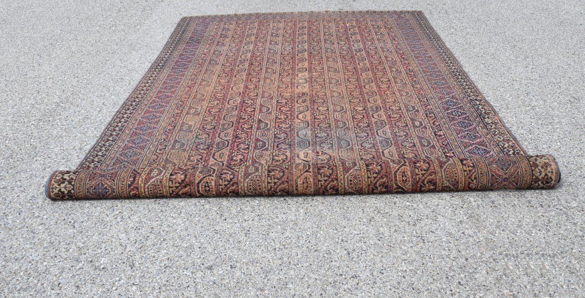 Grand Tapis d'Orient,  Ancien Meshed Khorassan Iran : 4.90 X 2.30 Mètres-photo-4