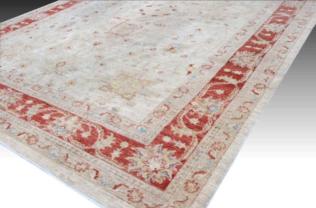  Tapis d'Orient Ziegler : 3.06 X 2.00 Mètres - En Laine, Fait Main"-photo-4