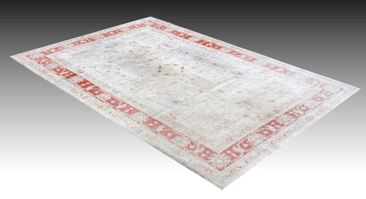  Tapis d'Orient Ziegler : 3.06 X 2.00 Mètres - En Laine, Fait Main"-photo-4