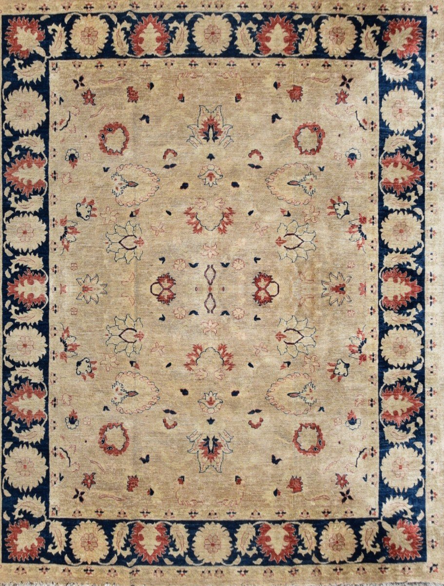 Ziegler Oriental Rug: 3.00 X 2.45 Meters - Handmade Wool