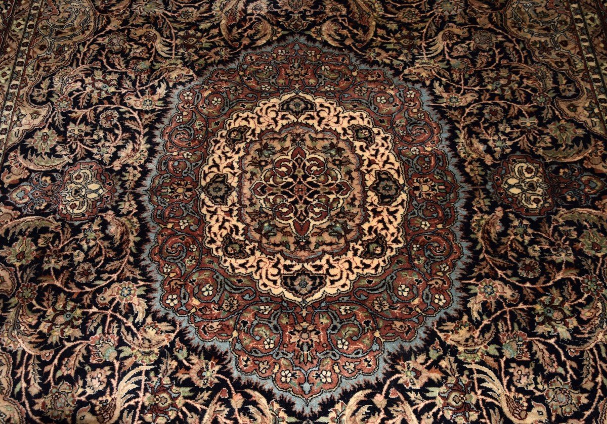 Sino-persian Rug - Handmade - 2.90 X 1.85 Meters-photo-3