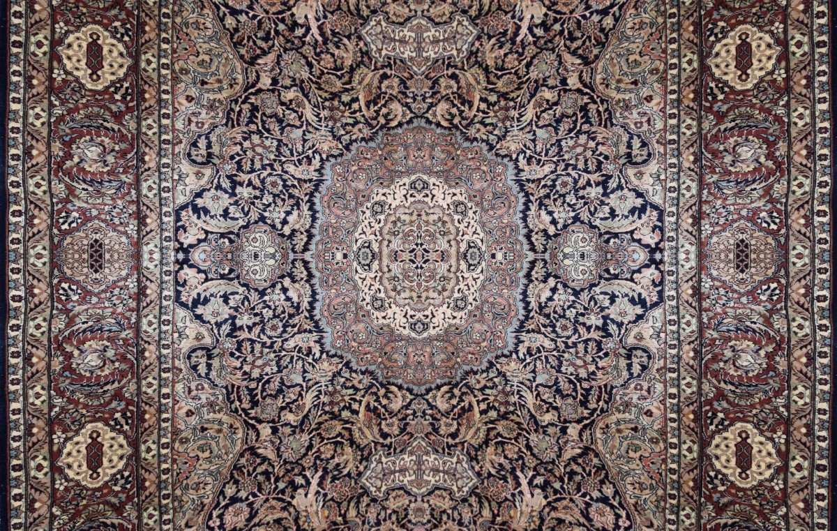 Sino-persian Rug - Handmade - 2.90 X 1.85 Meters-photo-4