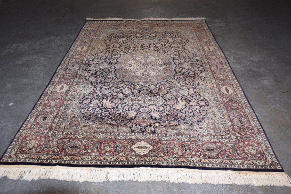 Sino-persian Rug - Handmade - 2.90 X 1.85 Meters-photo-5