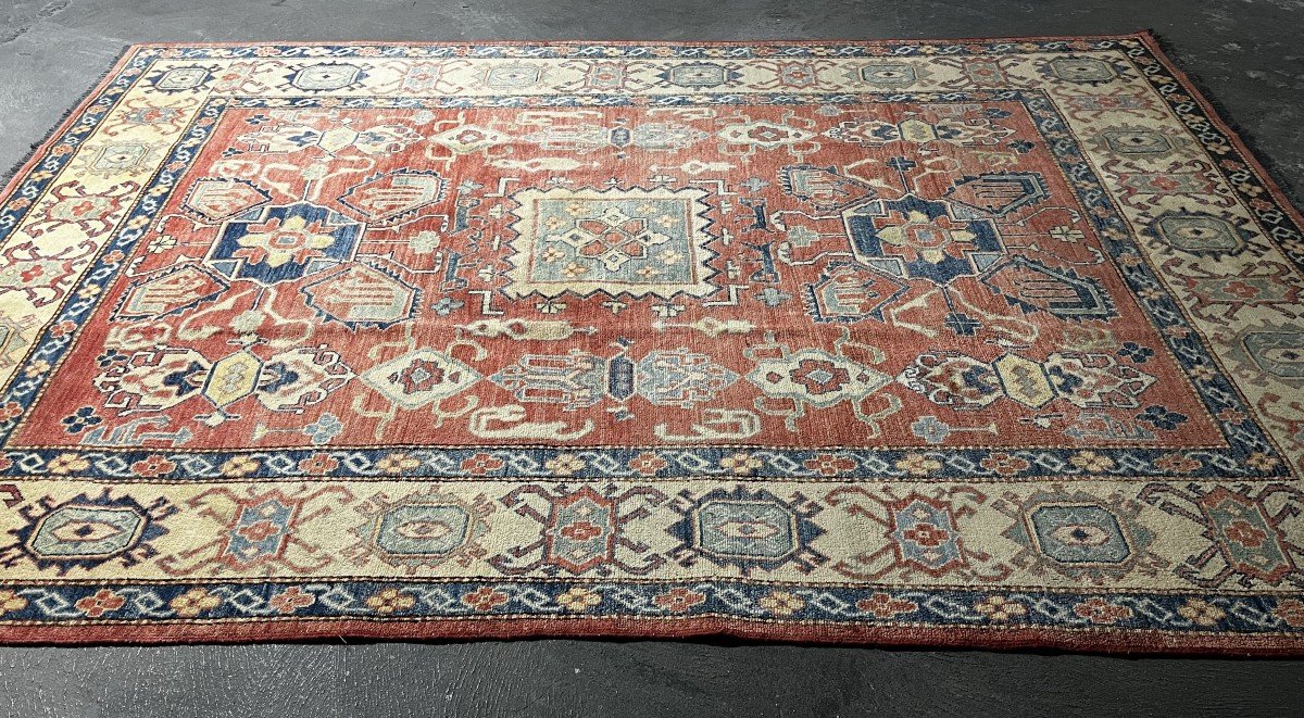 Ghazni Afghanistan Oriental Rug: 3.14 X 2.20 Meters -photo-2