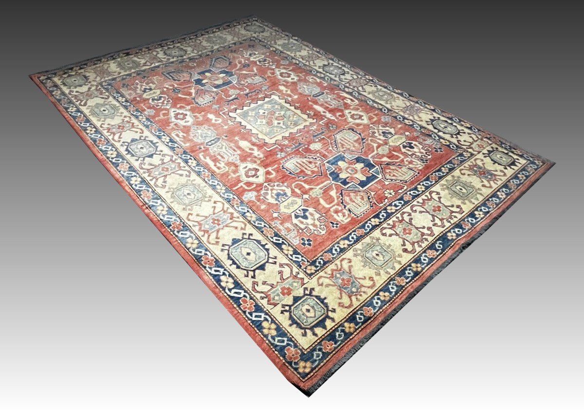 Ghazni Afghanistan Oriental Rug: 3.14 X 2.20 Meters -photo-1