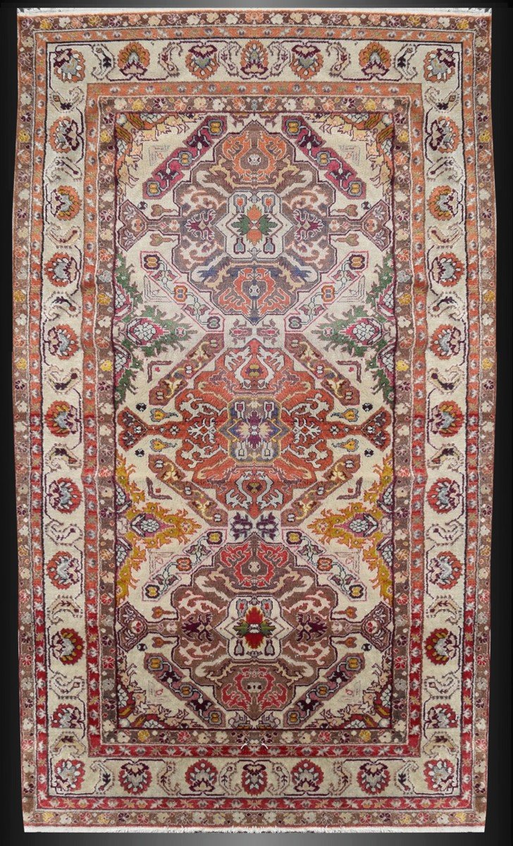 Tapis Caucasien Daghestan : 2.15 X 1.50 Mètres -photo-2