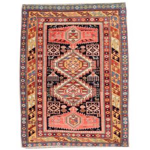 Tapis Caucasien Shirvan Karagashli - Ancien : 0.93 X 1.40 Meters