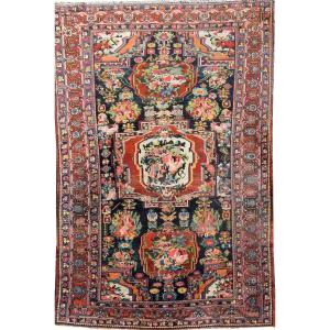 Tapis d'Orient Iran Ancien Bakhtiar Faradombeh : 3.37 x 2.13 Mètres