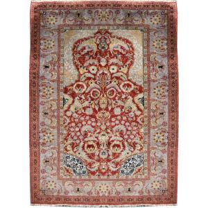 Panderma Turkish Rug: 1.28 X 1.75 Meters - Handmade 