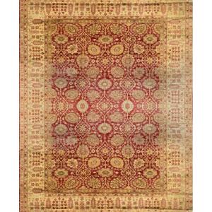 Tapis d'Orient Ziegler  :  3.90 X 2.80 Mètres - Fait Main en laine