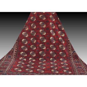 Tapis  Boukhara Turkmène Semi-antique  : 2.90 × 2.10 Mètres