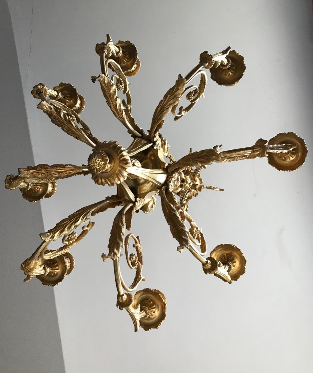 Gilt Bronze Chandelier-photo-3