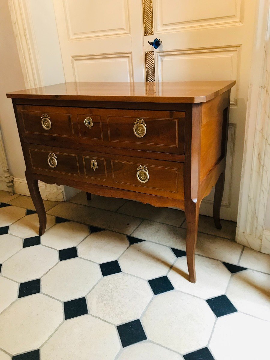 Chest Of Drawers In Walnut - XVIIIth-photo-2