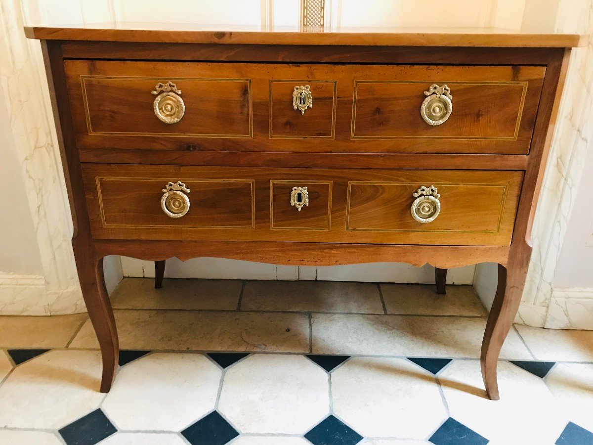 Chest Of Drawers In Walnut - XVIIIth-photo-4