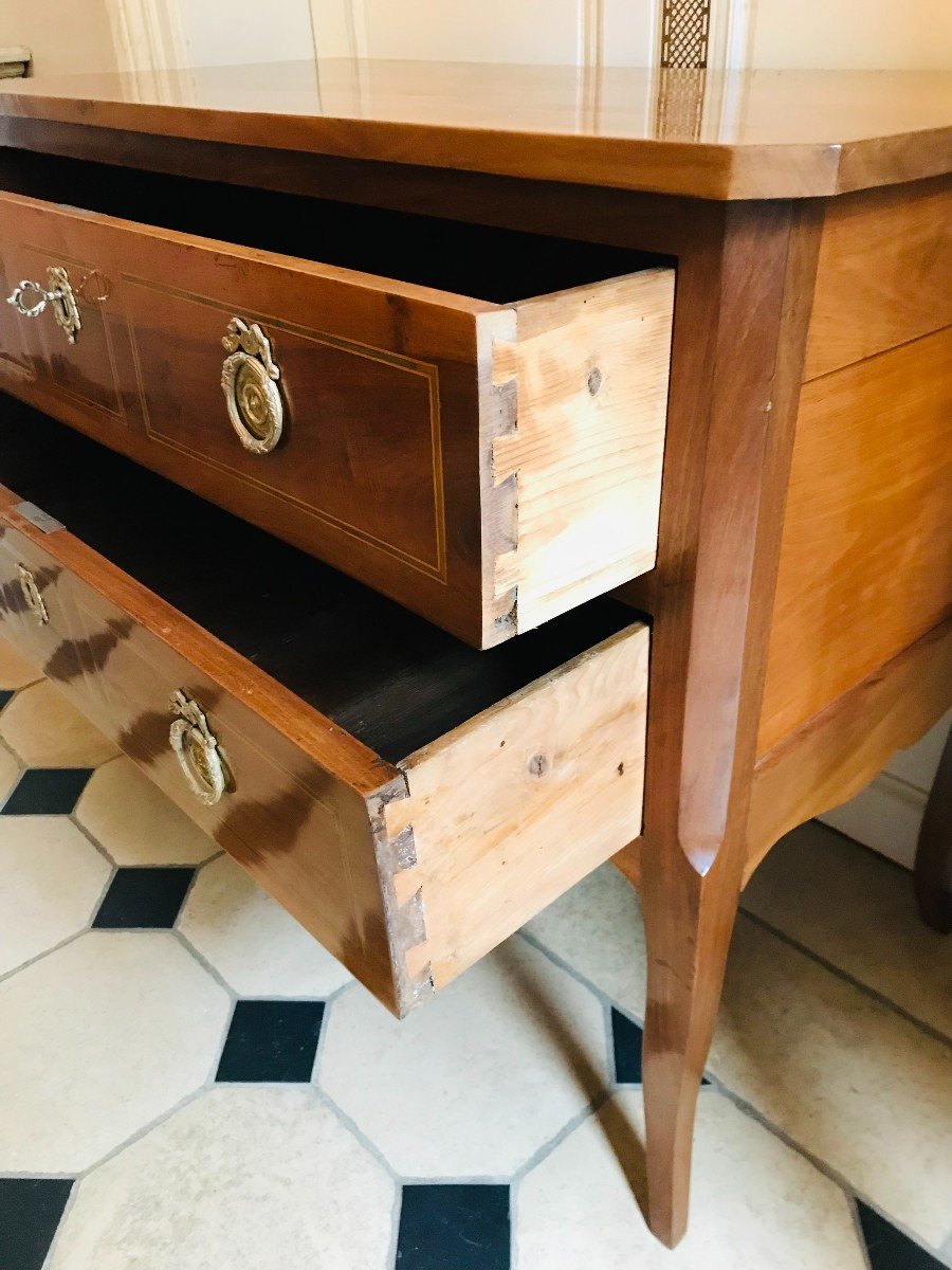 Chest Of Drawers In Walnut - XVIIIth-photo-1