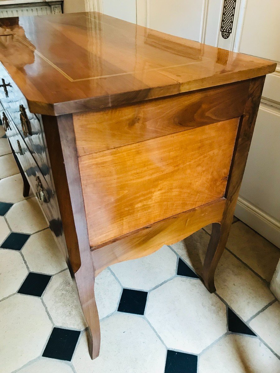 Chest Of Drawers In Walnut - XVIIIth-photo-2