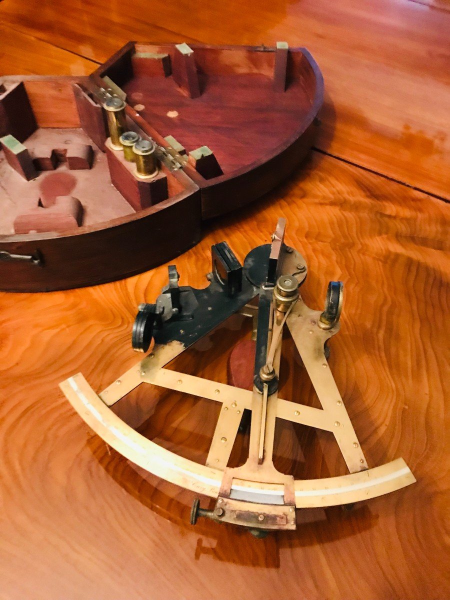 A 19th Century Brass Sextant - Cary London