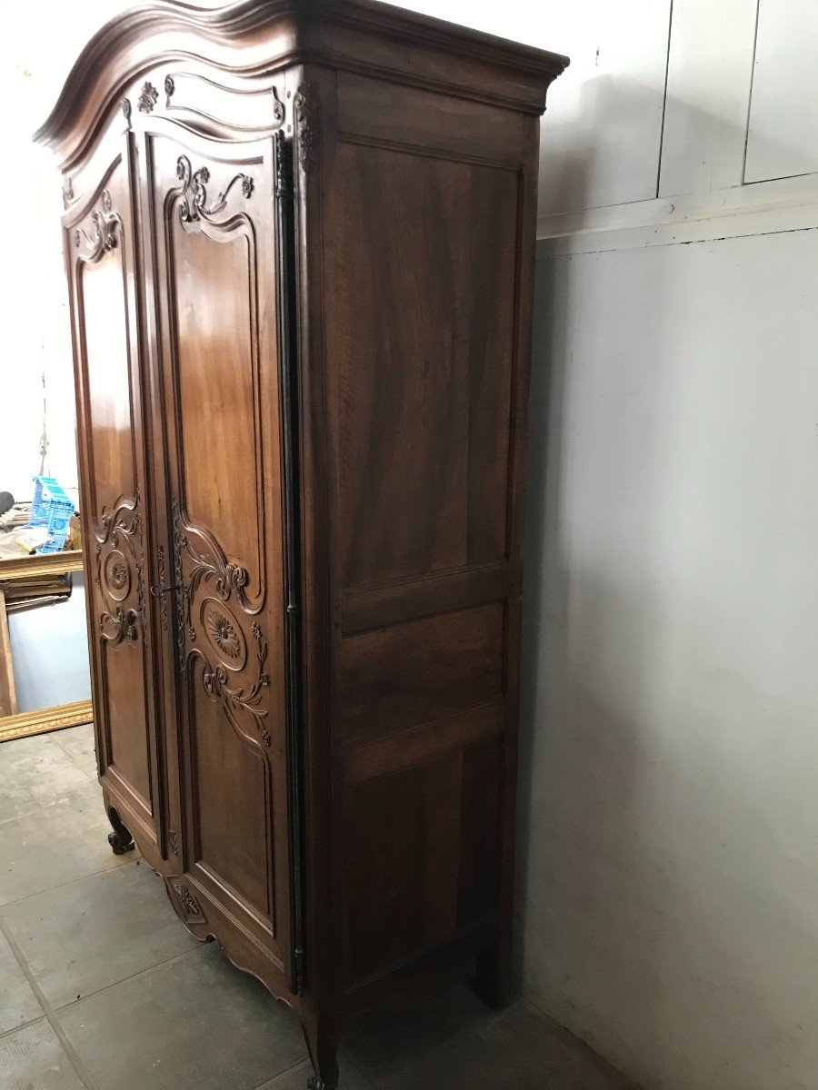 Armoire XVllle En Noyer Du Sud De La France-photo-1