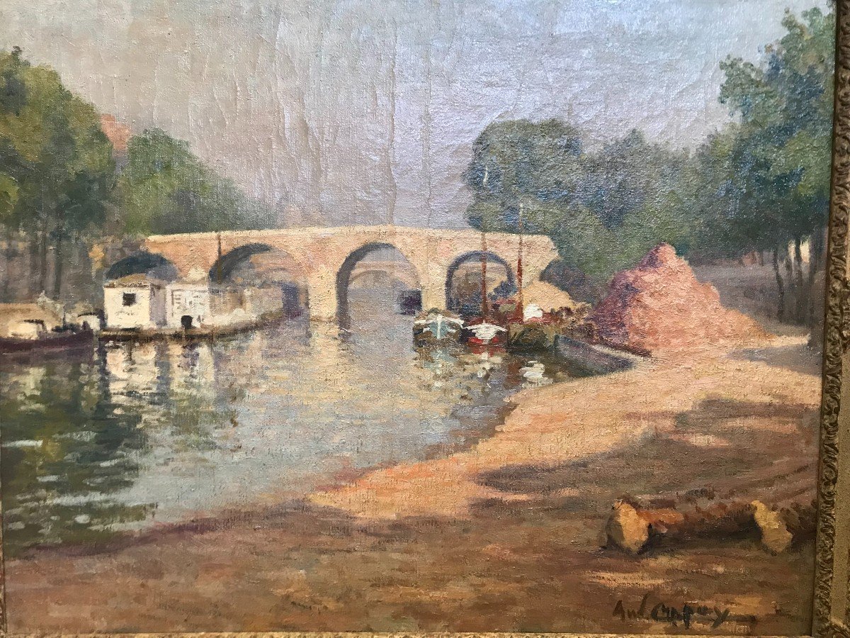 Bord De Seine Par André Chapuy-photo-2