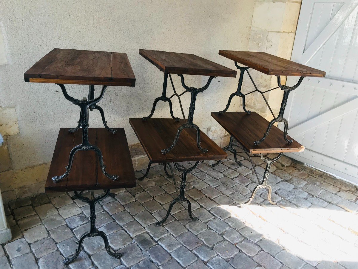 6 Bistro Tables 1900 Period-photo-4