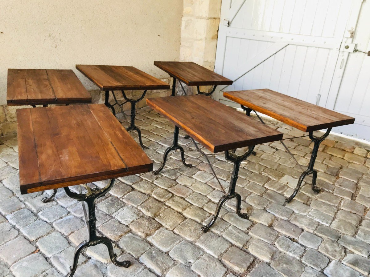 6 Bistro Tables 1900 Period-photo-5