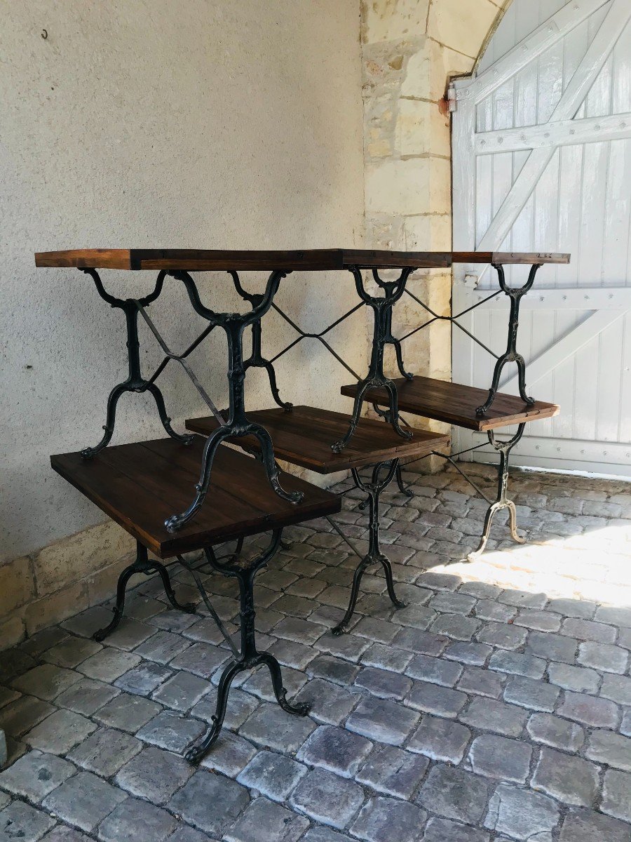 6 Bistro Tables 1900 Period