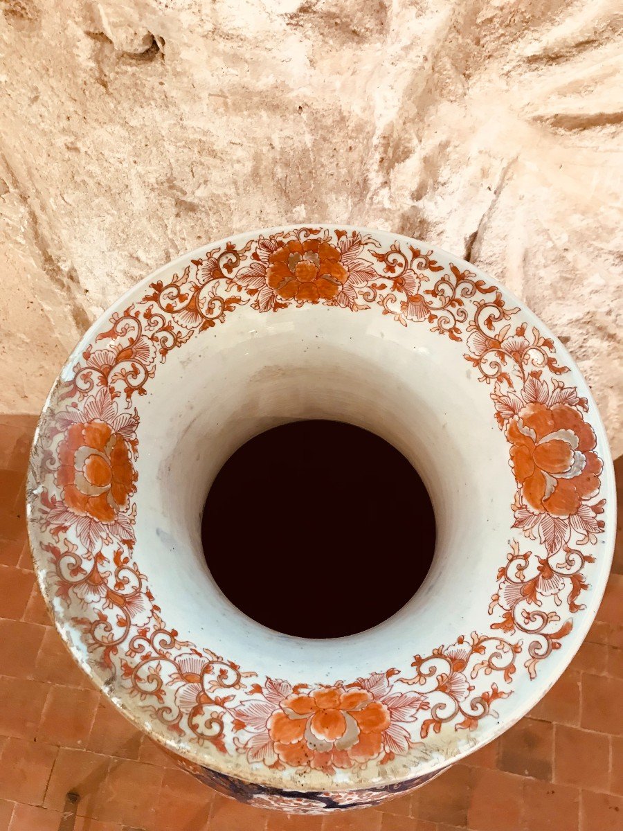 Vase En Porcelaine Imari XIXème-photo-7